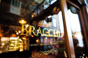 storefront of Bracchi cafe