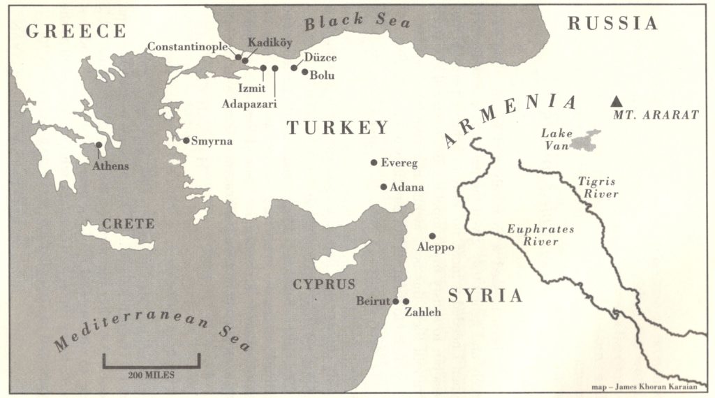 map of Turkey