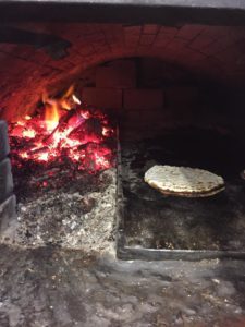 photo of a brick oven