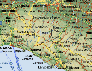 map of northern italy