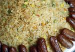photo of rice and sausages